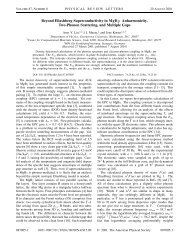 Beyond Eliashberg superconductivity in MgB2 - Physics ...