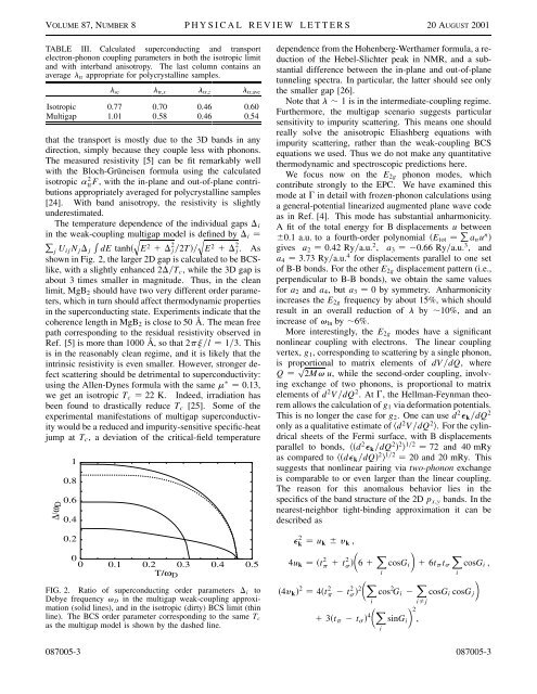 Beyond Eliashberg superconductivity in MgB2 - Physics ...