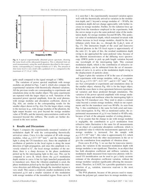 C. Usha Devi, R. S. Bharat Chandran, R. M. Vasu and A.K. ... - Physics