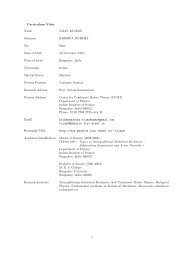 Curriculum Vitae Name VIJAY KUMAR Surname KRISHNA ...