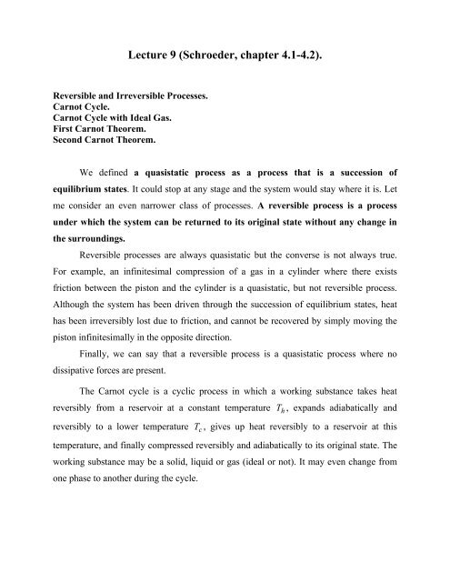 Lecture 9 - McMaster Physics and Astronomy