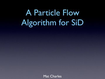 A particle flow algorithm for SiD