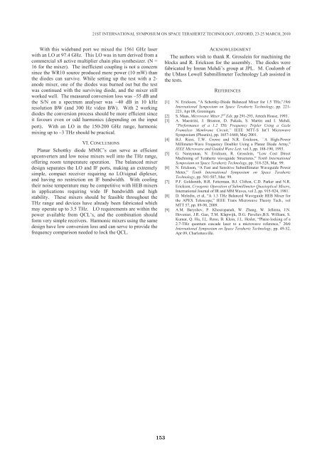 Session S6: Schottky Diodes and Mixers - Department of Physics