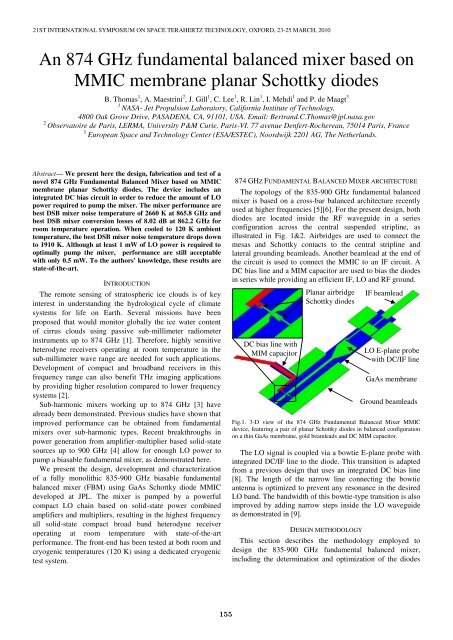 Session S6: Schottky Diodes and Mixers - Department of Physics