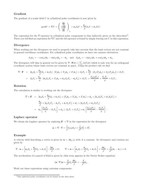 Vector calculus in curvilinear coordinates Goals: Coordinate ...