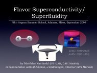 Lectures on flavor superfluidity & superconductivity