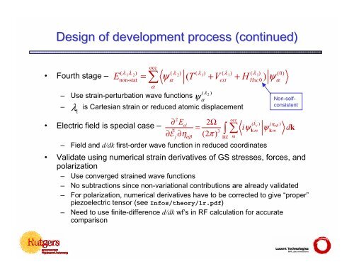 Ab_init stress perturbation theory - Department of Physics and ...