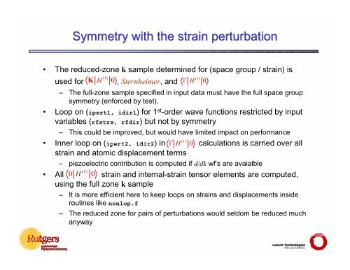 Ab_init stress perturbation theory - Department of Physics and ...