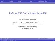 DVCS at 6/12 GeV, and ideas for the EIC