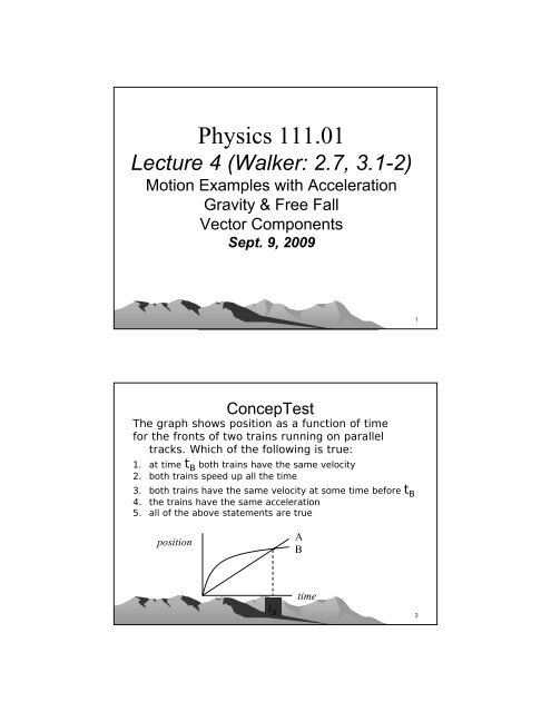 Lecture 4 Notes (PDF) - SFSU Physics & Astronomy