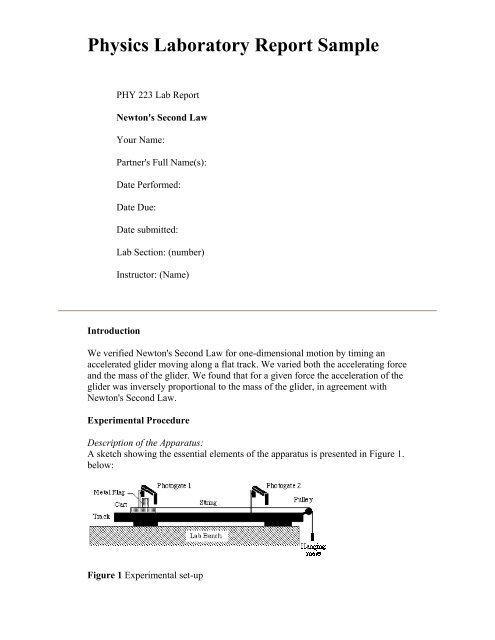 Sample Lab Report NCSU Physics SFSU Physics Astronomy sample-lab-report-ncsu-physics-sfsu-physics-astronomy