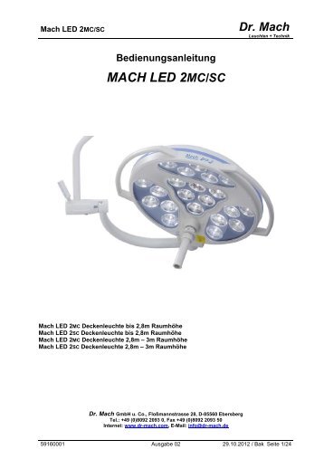 MACH LED 2MC/SC - Dr. Mach