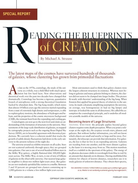 Reading the Blueprints of Creation