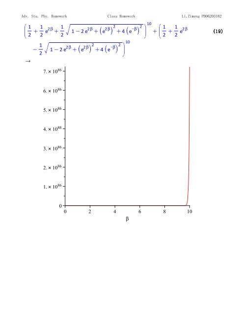 Topics in Statistic Mechanics