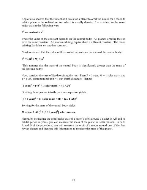 3. THE GALILEAN REVOLUTION: EARTH'S PLACE IN THE SOLAR ...