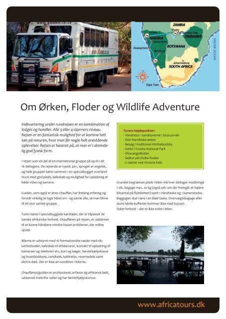 Ørken, Floder og Wildlife Adventure 2015