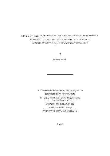 Doctoral Dissertation - Department of Physics & Astronomy at the ...