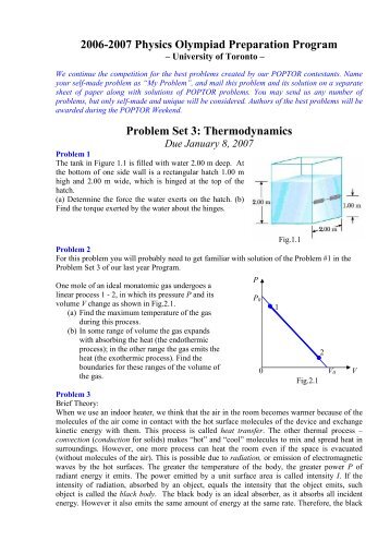 2006-2007 Physics Olympiad Preparation Program Problem Set 3 ...