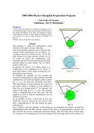 2005-2006 Physics Olympiad Preparation Program Solutions. Set 2 ...