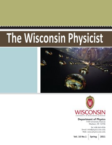 Vol. 16 No. 1, 2011 - Department of Physics - University of ...