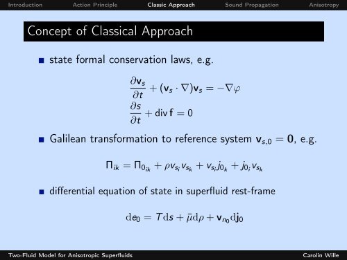 Two-Fluid Model for Anisotropic Superfluids