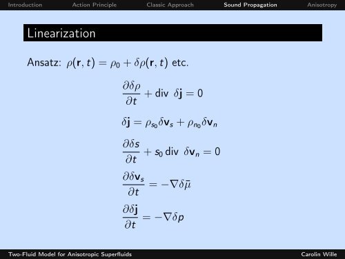 Two-Fluid Model for Anisotropic Superfluids