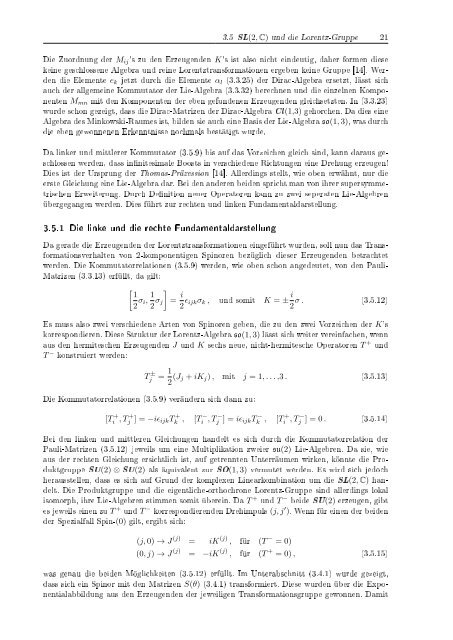 Die Dirac-Gleichung in gekrÃ¼mmter Raumzeit - Fachbereich Physik