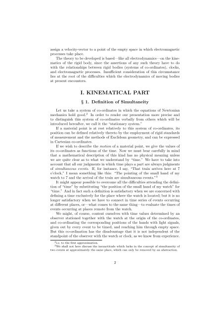 Einstein's 1905 paper