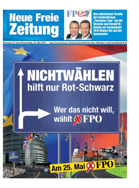 FPÖ-Spitzenkandidat Vilimsky: „Flüchtlingsstrom bremsen!“