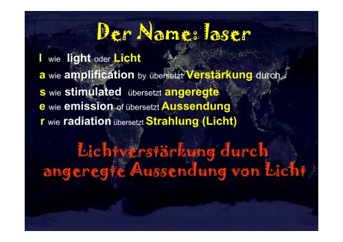 Laser, LED - Hochschule Mannheim