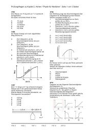 Prüfungsfragen zu Kapitel 2, Harten: “Physik für Mediziner“. Seite 1 ...