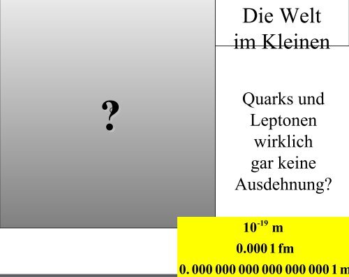 Zukunft der Teilchenphysik - Institut fÃ¼r Experimentelle Kernphysik