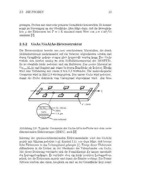 Der Quanten-Hall-Effekt im Fortgeschrittenenpraktikum