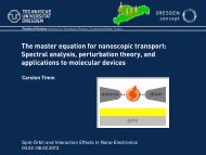 Spectral analysis, perturbation theory, and applications to molecular ...