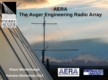 AERA The Auger Engineering Radio Array