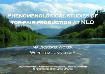 Phenomenological studies of top-pair production at NLO