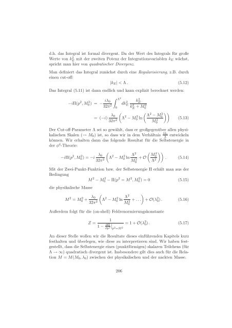 Renormierungstheorie und die Berechnung von Quantenkorrekturen