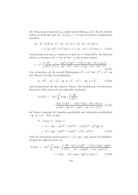 Renormierungstheorie und die Berechnung von Quantenkorrekturen