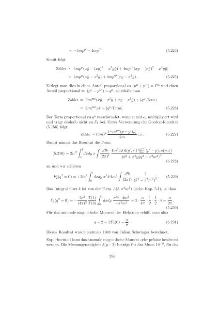 Renormierungstheorie und die Berechnung von Quantenkorrekturen