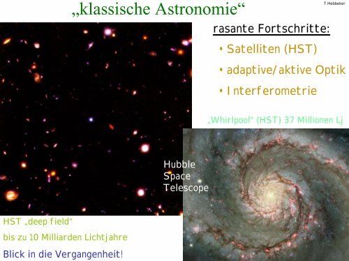 Astrophysik Astroteilchenphysik Kosmologie - Physikzentrum der ...