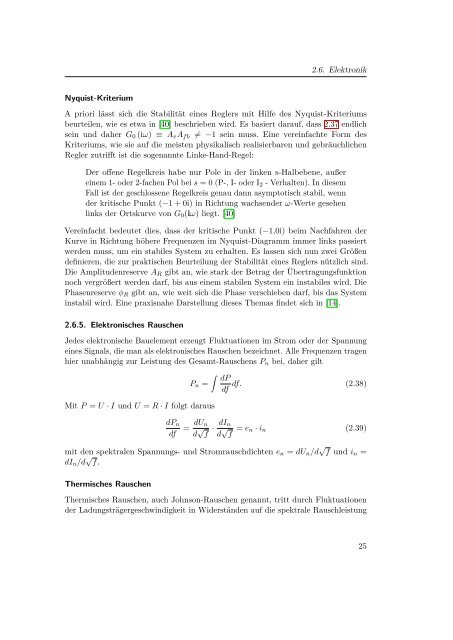 Masterarbeit - Physikzentrum der RWTH Aachen