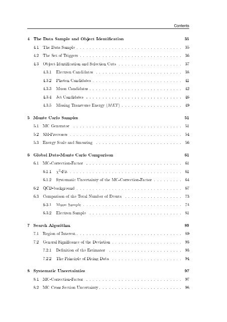 Model Independent Search for Deviations from the Standard Model ...