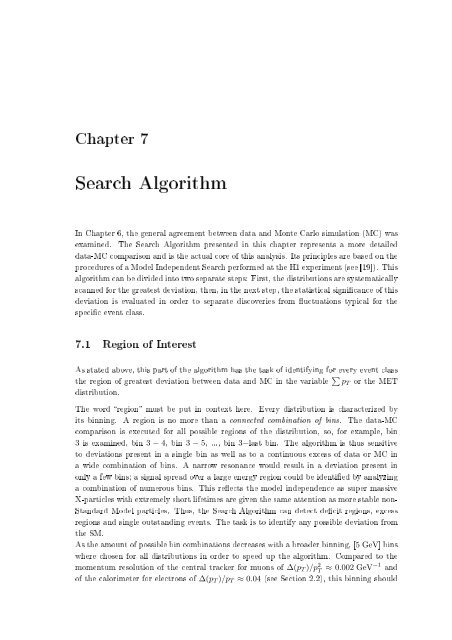 Model Independent Search for Deviations from the Standard Model ...