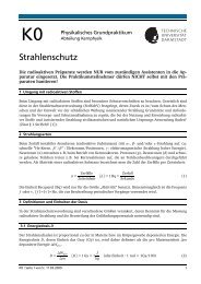 K0-Strahlenschutz