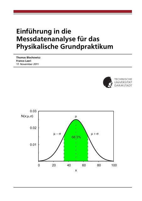 EinfÃ¼hrung in die Messdatenanalyse fÃ¼r das Physikalische ...