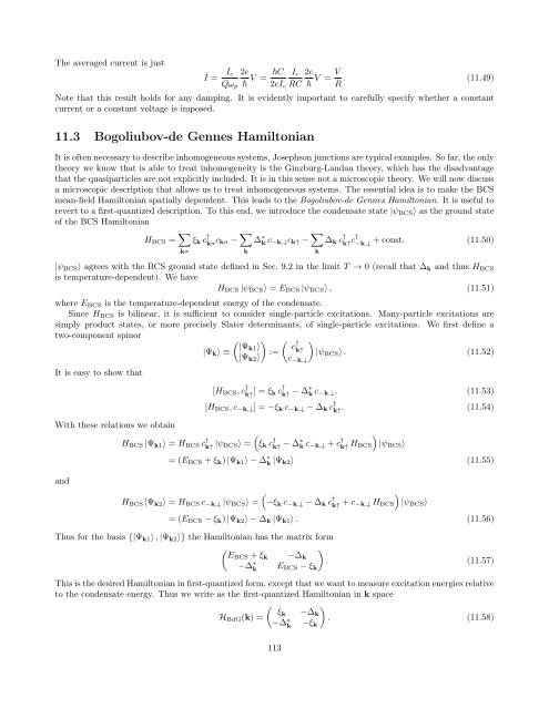 Carsten Timm: Theory of superconductivity