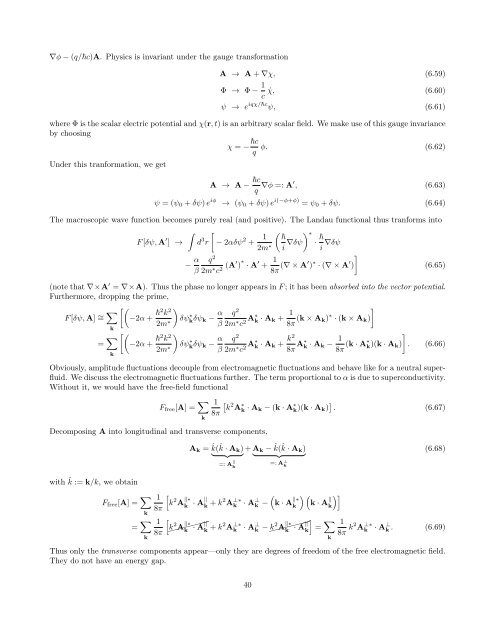 Carsten Timm: Theory of superconductivity