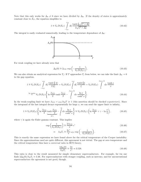 Carsten Timm: Theory of superconductivity