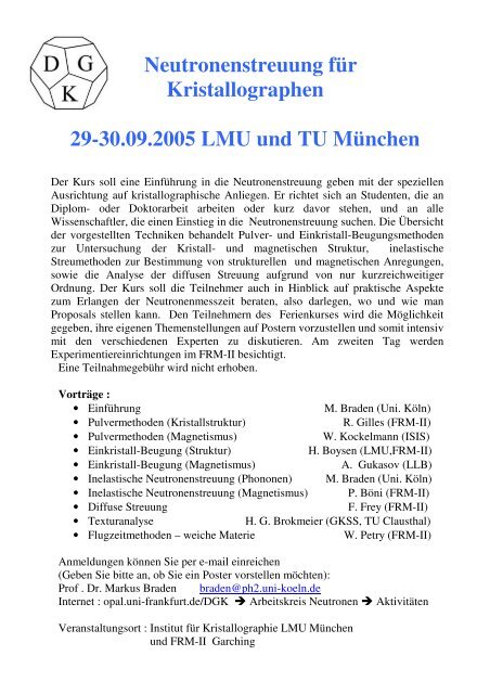 Heft 30 - Technische Universität Dresden