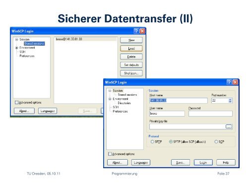 Programmierung - Fachrichtung Physik